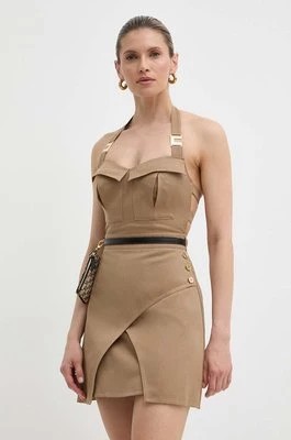 Zdjęcie produktu Elisabetta Franchi sukienka kolor brązowy mini rozkloszowana AB56442E2
