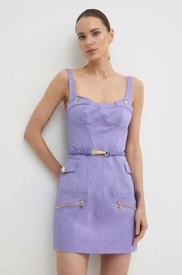 Zdjęcie produktu Elisabetta Franchi sukienka kolor fioletowy mini dopasowana AB66142E2