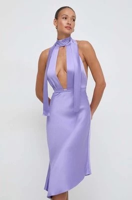 Zdjęcie produktu Elisabetta Franchi sukienka kolor fioletowy mini rozkloszowana AB58042E2