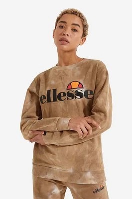 Zdjęcie produktu Ellesse bluza Agata Tie Dye damska kolor brązowy wzorzysta SGK11290-BROWN
