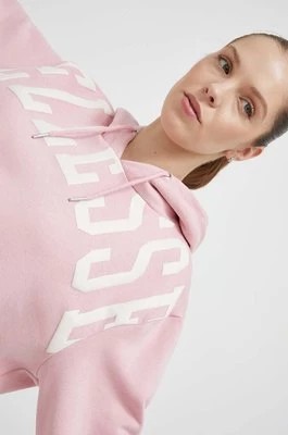 Zdjęcie produktu Ellesse bluza damska kolor różowy z kapturem z nadrukiem
