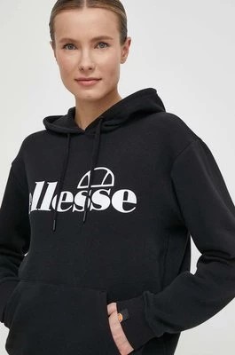 Zdjęcie produktu Ellesse bluza Lyara OH Hoody damska kolor czarny z kapturem z nadrukiem SGP16455