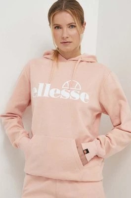 Zdjęcie produktu Ellesse bluza Lyara OH Hoody damska kolor różowy z kapturem z nadrukiem SGP16455