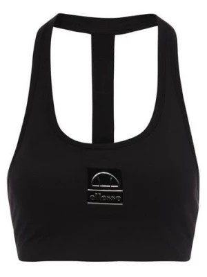 Zdjęcie produktu ellesse Damski biustonosz sportowy Kobiety Sztuczne włókno czarny jednolity,