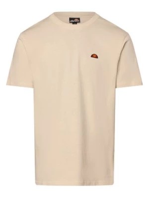 Zdjęcie produktu ellesse Koszulka męska - Cassica Mężczyźni Bawełna beżowy jednolity,