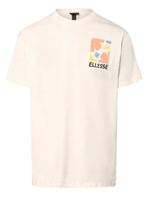 Zdjęcie produktu ellesse Koszulka męska - Impronta Mężczyźni Bawełna biały jednolity,