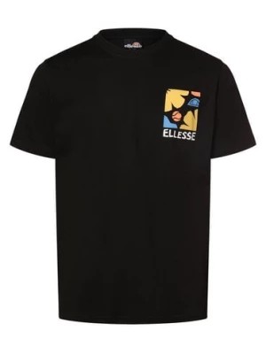 Zdjęcie produktu ellesse Koszulka męska - Impronta Mężczyźni Bawełna czarny jednolity,