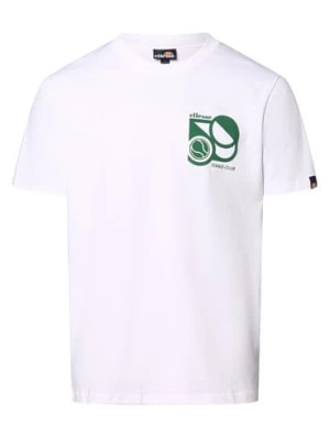 Zdjęcie produktu ellesse Koszulka męska - Sport Club Mężczyźni Bawełna biały jednolity,