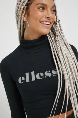 Zdjęcie produktu Ellesse longsleeve damski kolor czarny z golfem