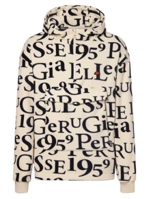 Zdjęcie produktu ellesse Męska bluza z kapturem Mężczyźni Sztuczne włókno beżowy|wielokolorowy wzorzysty,