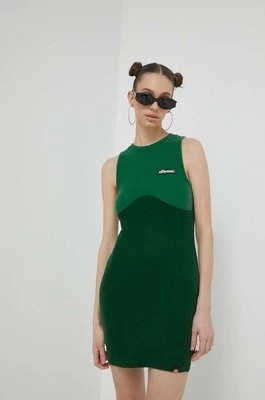 Zdjęcie produktu Ellesse sukienka kolor zielony mini dopasowana
