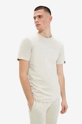 Zdjęcie produktu Ellesse t-shirt bawełniany kolor beżowy z aplikacją SHR17561-BLACK