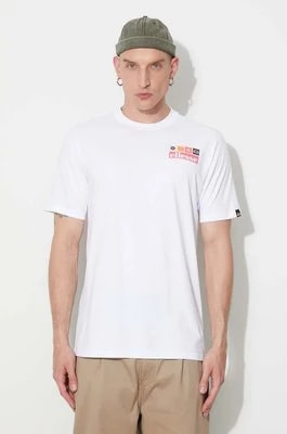 Zdjęcie produktu Ellesse t-shirt bawełniany kolor biały z nadrukiem