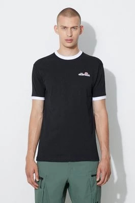 Zdjęcie produktu Ellesse t-shirt bawełniany Meduno T-Shirt kolor czarny z aplikacją SHR10164