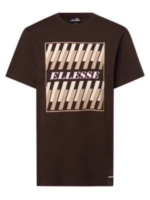 Zdjęcie produktu ellesse T-shirt damski Kobiety Bawełna brązowy nadruk,