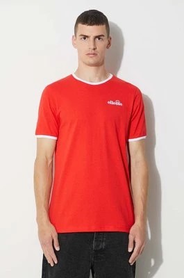 Zdjęcie produktu Ellesse t-shirt męski kolor czerwony wzorzysty SHL10164-BLACK