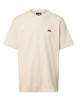 Zdjęcie produktu ellesse T-shirt męski Mężczyźni Bawełna biały wypukły wzór tkaniny,