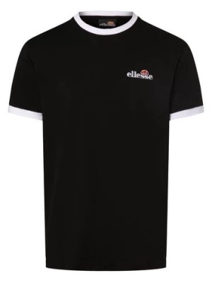 Zdjęcie produktu ellesse T-shirt męski Mężczyźni Bawełna czarny jednolity,
