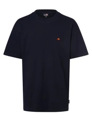 Zdjęcie produktu ellesse T-shirt męski Mężczyźni Bawełna niebieski wypukły wzór tkaniny,