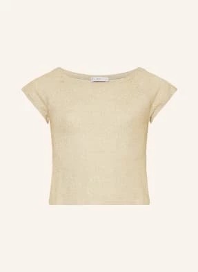 Zdjęcie produktu Elsy T-Shirt Z Błyszczącą Przędzą beige