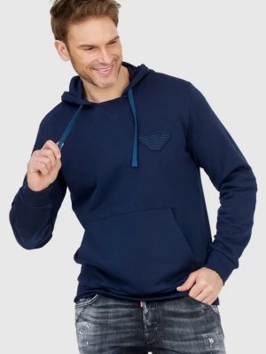 Zdjęcie produktu EMPORIO ARMANI Granatowa bluza męska z kapturem i logo