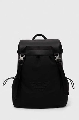 Zdjęcie produktu Emporio Armani plecak męski kolor czarny duży z aplikacją Y4O445 Y216J