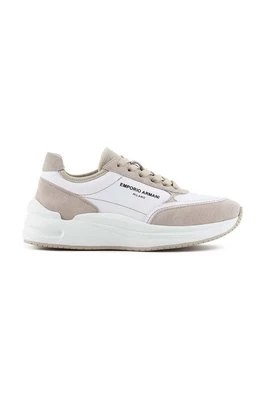 Zdjęcie produktu Emporio Armani sneakersy skórzane kolor biały X3X216 XR122 C680