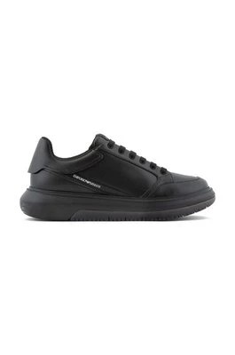 Zdjęcie produktu Emporio Armani sneakersy skórzane kolor czarny X4X633 XM964 K001
