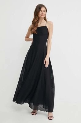 Zdjęcie produktu Emporio Armani sukienka kolor czarny maxi rozkloszowana 3D2A7J 2JJHZ