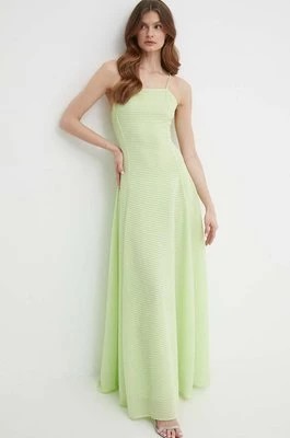 Zdjęcie produktu Emporio Armani sukienka kolor zielony maxi rozkloszowana 3D2A7J 2JJHZ