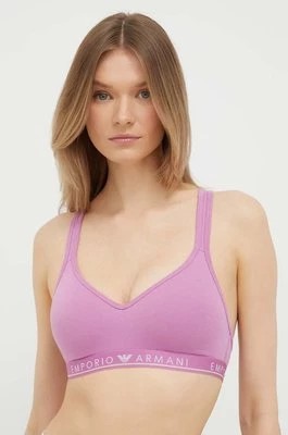 Zdjęcie produktu Emporio Armani Underwear biustonosz kolor różowy gładki