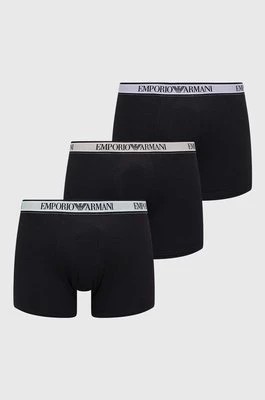 Zdjęcie produktu Emporio Armani Underwear bokserki 3-pack męskie kolor czarny