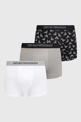 Zdjęcie produktu Emporio Armani Underwear bokserki bawełniane 3-pack kolor biały