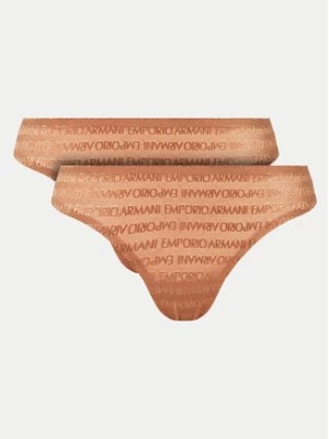 Zdjęcie produktu Emporio Armani Underwear Komplet 2 par fig brazylijskich 163333 3F204 01656 Brązowy