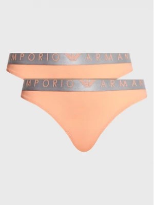 Zdjęcie produktu Emporio Armani Underwear Komplet 2 par stringów 163333 3R235 02662 Pomarańczowy
