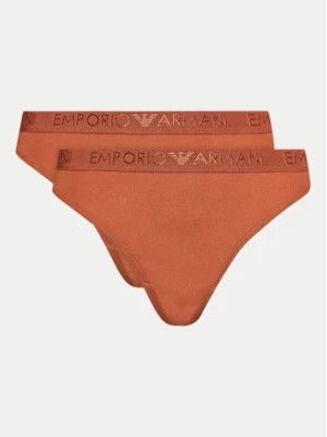 Zdjęcie produktu Emporio Armani Underwear Komplet 2 par stringów 163333 4R235 01656 Brązowy
