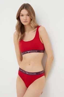 Zdjęcie produktu Emporio Armani Underwear komplet biustonosz i figi kolor czerwony