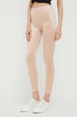 Zdjęcie produktu Emporio Armani Underwear legginsy damskie kolor różowy z nadrukiem