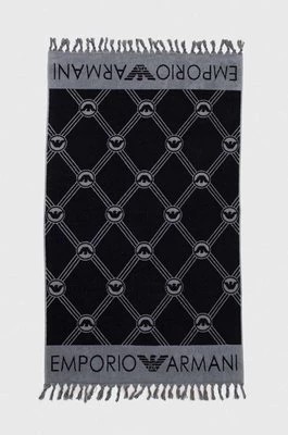 Zdjęcie produktu Emporio Armani Underwear ręcznik bawełniany kolor granatowy