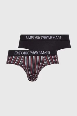 Zdjęcie produktu Emporio Armani Underwear slipy 2-pack męskie kolor czarny 111733 4R504