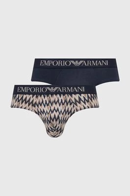 Zdjęcie produktu Emporio Armani Underwear slipy 2-pack męskie kolor granatowy 111733 4R504
