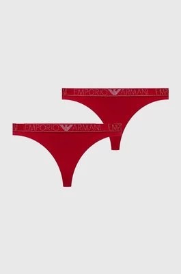 Zdjęcie produktu Emporio Armani Underwear stringi 2-pack kolor czerwony