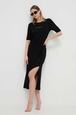 Zdjęcie produktu Emporio Armani Underwear sukienka plażowa kolor czarny