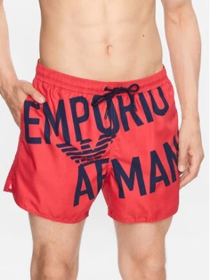 Zdjęcie produktu Emporio Armani Underwear Szorty kąpielowe 211740 3R424 21875 Czerwony Regular Fit