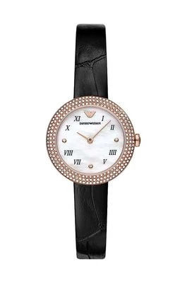 Zdjęcie produktu Emporio Armani zegarek damski kolor czarny