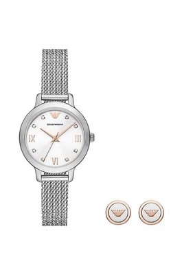 Zdjęcie produktu Emporio Armani zegarek damski kolor srebrny