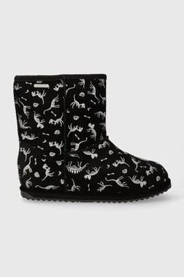 Zdjęcie produktu Emu Australia buty zimowe skórzane dziecięce K12948 Reflective Dino Brumby kolor czarny