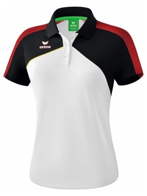 Zdjęcie produktu erima Sportowa koszulka polo "Premium One 2.0" w kolorze biało-czarnym rozmiar: 48
