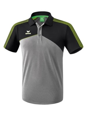 Zdjęcie produktu erima Sportowa koszulka polo "Premium One 2.0" w kolorze szaro-czarnym rozmiar: M