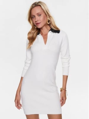 Zdjęcie produktu Ermanno Firenze Sukienka dzianinowa Q013E53 Biały Regular Fit